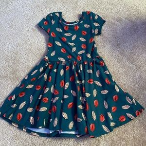 Dot Dot Smile Dress - Autumn Leaves